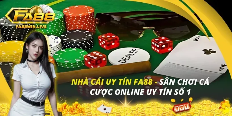 Bàn chơi Poker và Blackjack với chip và thẻ bài
