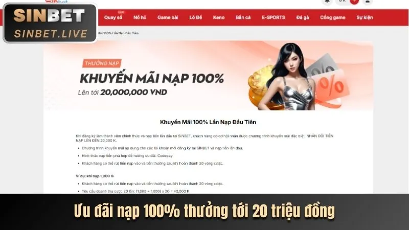 Cập nhật khuyến mãi mới nhất tk66 live
